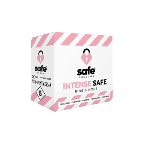 Safe - Intense Safe - Condooms met ribbels en noppen